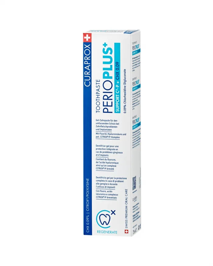 CURAPROX antibakterinė dantų pasta su 0,09 % chlorheksidino, 75 ml